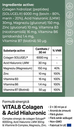 Colagen lichid cu acid hialuronic și vitamine