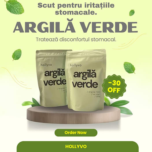 Argilă Verde Naturală 100% Pură — Origine Italia